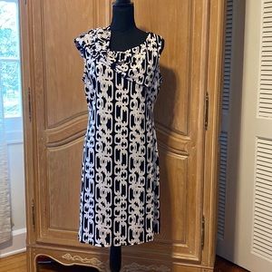 MSK chain link pattern dress